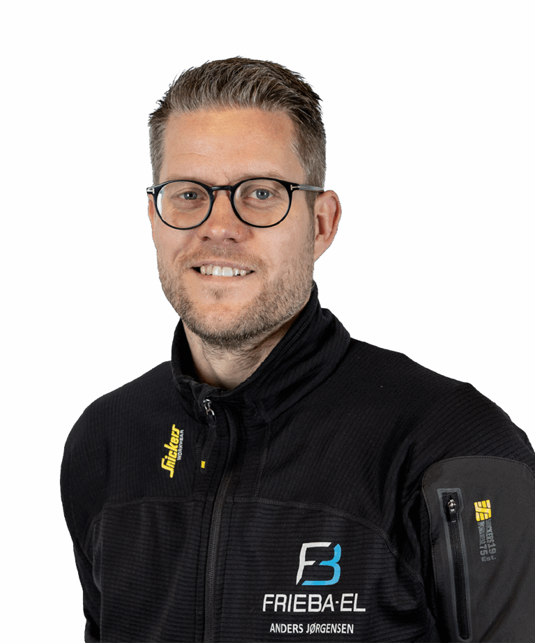 Anders Peter Jørgensen, elektriker hos Frieba-el