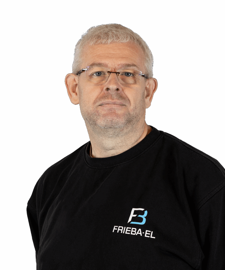Lars Bicia, elektriker og formand hos Frieba-el