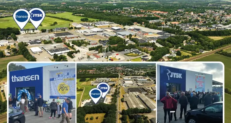 K/S Bramming Retail Center med Jysk og Thansen